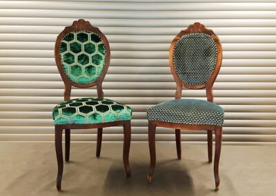 Neu gestaltete Sessel mit Designers Guild Stoffen